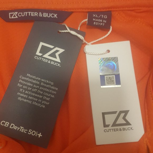 Clemson Tigers Cutter & Buck Stretch Mens Polo - Picture 2 of 3